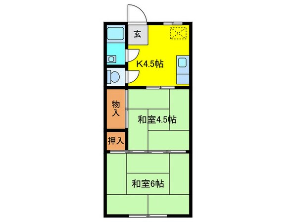 鈴木マンションの物件間取画像